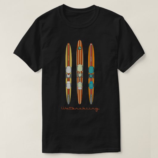 ヴィンテージウォータースキー Tシャツ (デザイン正面)