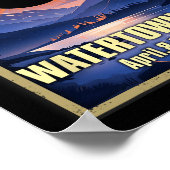 ヴィンテージウォータータウンNy太陽のトータルEclipse 2024 ポスター (角)