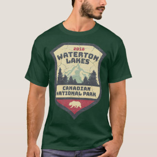 ヴィンテージウォータートンレイクスとカナダ国立公園  Tシャツ