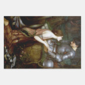 ヴィンテージウォーターハウスウィメンズデカップラッピング紙 ラッピングペーパーシート (正面3)