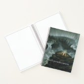 ヴィンテージウォーターフォールファインアートカールスバンテハルベック ノートブック (内部)
