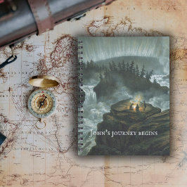 ヴィンテージウォーターフォールファインアートカールスバンテハルベック ノートブック