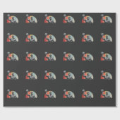 ヴィンテージウォーターポロプレーヤースロワー ラッピングペーパー (フラット)