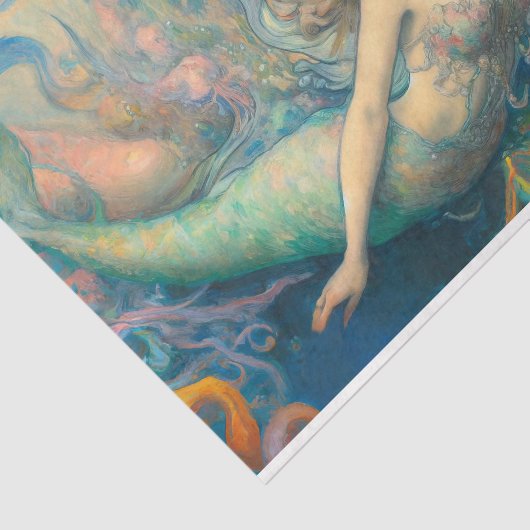 ヴィンテージウォーターメイドマーメイドメルメイドデコップページ 薄葉紙 (詳細)