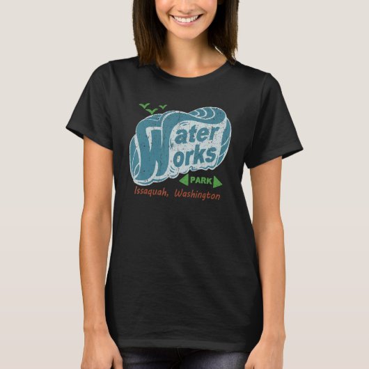 ヴィンテージウォーターワークスパークワシントン Tシャツ (正面)