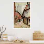 ヴィンテージウォーター・カラー・リンカーンザ・海峡 ポスター (キッチン)