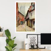 ヴィンテージウォーター・カラー・リンカーンザ・海峡 ポスター (ホームオフィス)