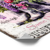 ヴィンテージウォールアートガーデンマーケットポスターガーデンブーツ ポスター (角)