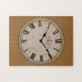 ヴィンテージウォールクロックオールドアンティークアート ジグソーパズル (横)