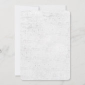 ヴィンテージウォールスタイルローズジャーナル婚約パーティ 招待状 (裏面)