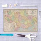 ヴィンテージウクライナの地図（1941年） 薄葉紙 (クラフト)