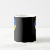 ヴィンテージウクライナウクライナ国旗プライド コーヒーマグカップ (中央)