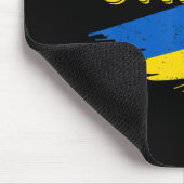 ヴィンテージウクライナ国旗ウクライナ強レトロウクライナ マウスパッド (コーナー)