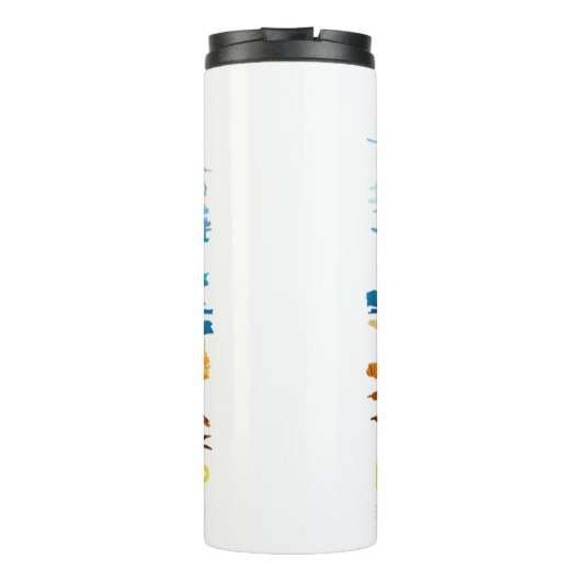 ヴィンテージウクライナ郵便切手フラグプライド機関 タンブラー (裏面)