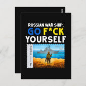 ヴィンテージウクライナ郵便切手プライド ポストカード (正面/裏面)