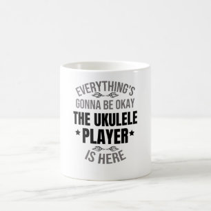 ヴィンテージウクレレギフト ウクレレ選手の贈り物 コーヒーマグカップ