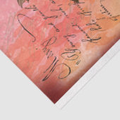 ヴィンテージウサギの草木の切り離し 薄葉紙 (詳細)