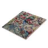 ヴィンテージウサギフルーツベギーフラワーラグ6"タイル タイル (側面)