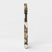 ヴィンテージウサギ模様 Case-Mate iPhoneケース (裏面/左)