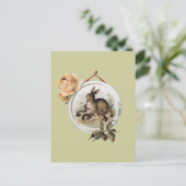 ヴィンテージウサギ科 ポストカード (スタンド正面)