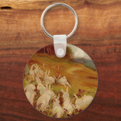 ヴィンテージウサギ キーホルダー (正面)