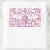 ヴィンテージウサギ 長方形シール (バッグ)