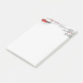 ヴィンテージウスリー乗りクリスマスリストホリデー ポストイット (アングル)