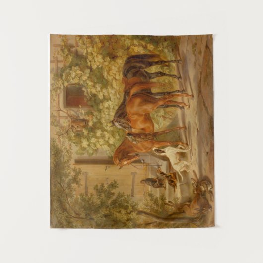 ヴィンテージウズアットザポーチアルブレチアダム タペストリー (正面)