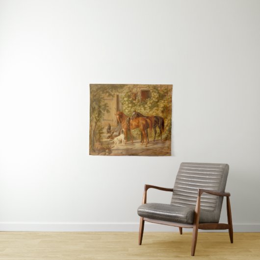 ヴィンテージウズアットザポーチアルブレチアダム タペストリー (インサイチュ(横))