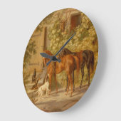 ヴィンテージウズアットザポーチアルブレチアダム ラージ壁時計 (傾斜)