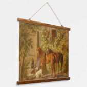 ヴィンテージウズアットザポーチアルブレチアダム 吊り下げ型タペストリー (傾斜あり)