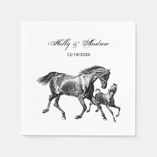 ヴィンテージウズマザーベビーフォール スタンダードカクテルナプキン (正面)