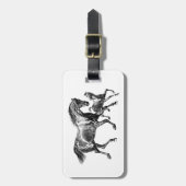 ヴィンテージウズマザーベビーフォール ラゲッジタグ (正面縦)