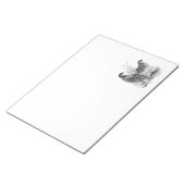 ヴィンテージウズラの鳥 – パーソナライズされたレトロゲームバード ノートパッド (アングル)