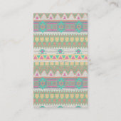 ヴィンテージウッアステカド南西幾何工芸品 名刺 (裏面)