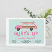 ヴィンテージウッディカー誕生日パーティーの招待状 招待状 (スタンド正面)