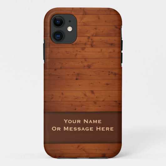 ヴィンテージウッドアップルiPhone 5ケース Case-Mate iPhoneケース (裏面)
