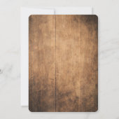 ヴィンテージウッドウォーターカラーイエローレモン&リーフ 招待状 (裏面)