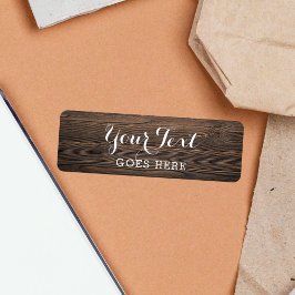 ヴィンテージウッドカ素朴ントリーエレガントファームブティック ラベル