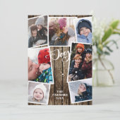 ヴィンテージウッドスノーフレーク《写真》ぼけ味オーバーレイ写真 シーズンカード (スタンド正面)