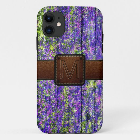 ヴィンテージウッドブラウンレザールック#5 Case-Mate iPhoneケース (裏面)