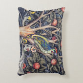 ヴィンテージウッドペッカーフローラタペストリアムモリス アクセントクッション (正面(垂直))