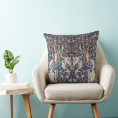 ヴィンテージウッドペッカーフローラタペストリアムモリス クッション (椅子)