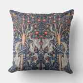 ヴィンテージウッドペッカーフローラタペストリアムモリス クッション (正面)