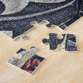 ヴィンテージウッドペッカーフローラタペストリアムモリス ジグソーパズル (側面)