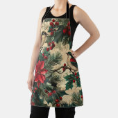 ヴィンテージウッドランドのクリスマスパターン(13) エプロン (インサイチュ)