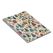 ヴィンテージウッドランドのクリスマスパターン(20) ノートブック (右側)