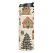 ヴィンテージウッドランドのクリスマスパターン(4) タンブラー (回転左)