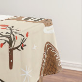 ヴィンテージウッドランドのクリスマスパターン(4) テーブルクロス (インサイチュ)