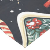 ヴィンテージウッドランドのクリスマスパターン(5) テーブルクロス (アングル)